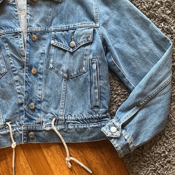 CLOSED Women's Chenoa Mid Blue Jean Jacket Size XS - Picture 4 of 16